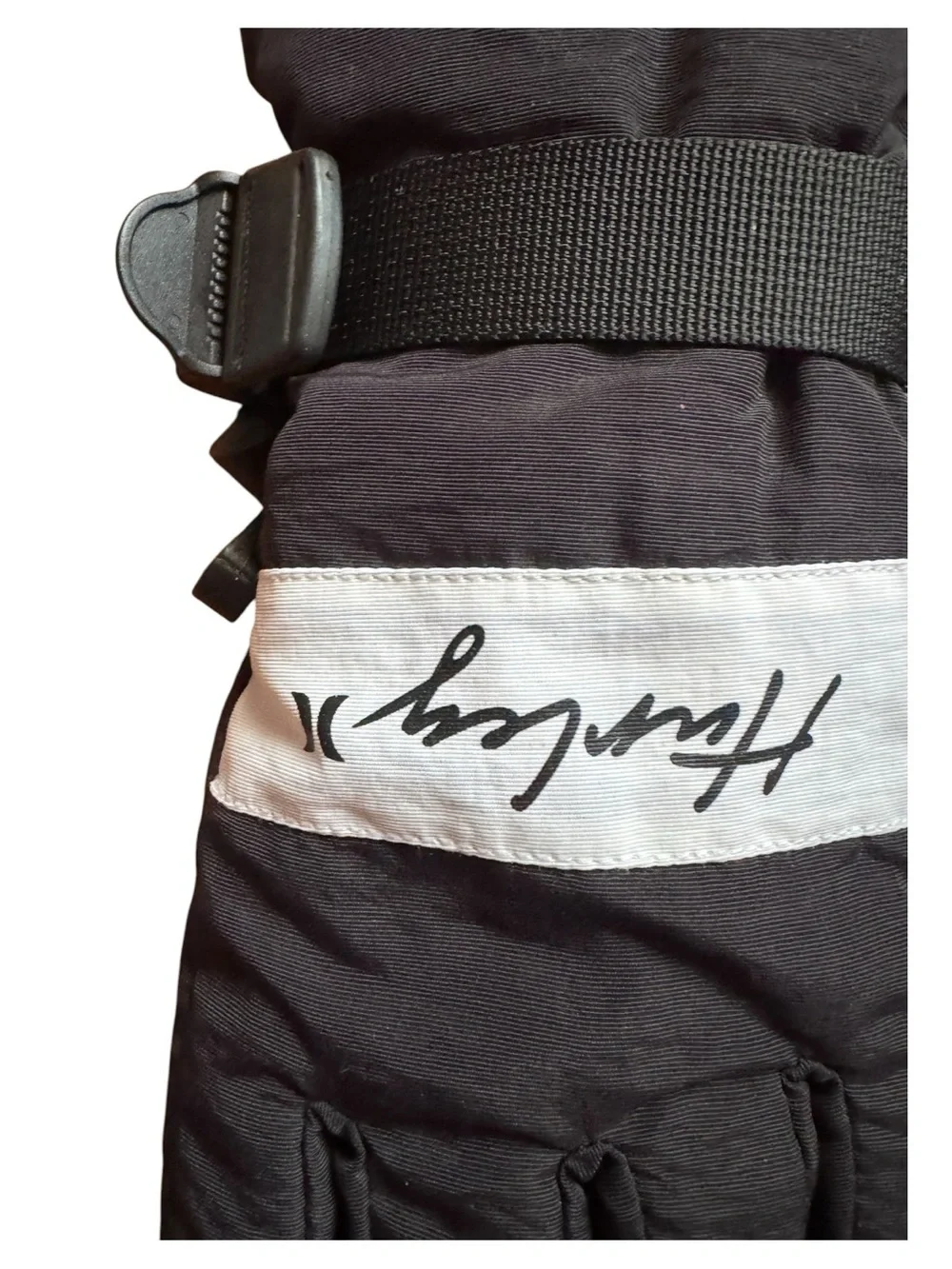 Hurley Women’s Snow Gloves L/XL Black White Insulated Ski Snowboard  Never Worn